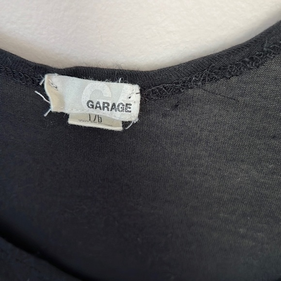 GARAGE l Black Cropped Spaghetti Strap Top - Picture 2 of 3